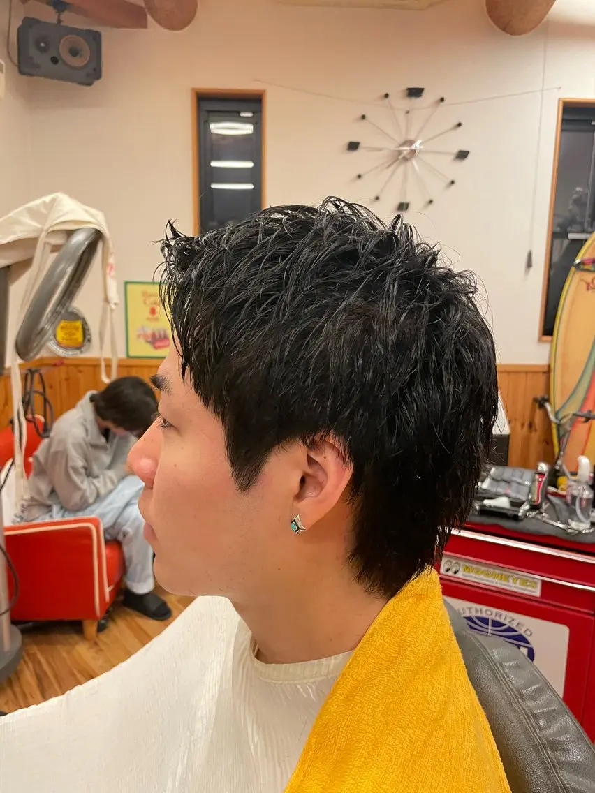 ショート メンズ スパイキーショート ショートヘア 西沢 良彌のヘアスタイル