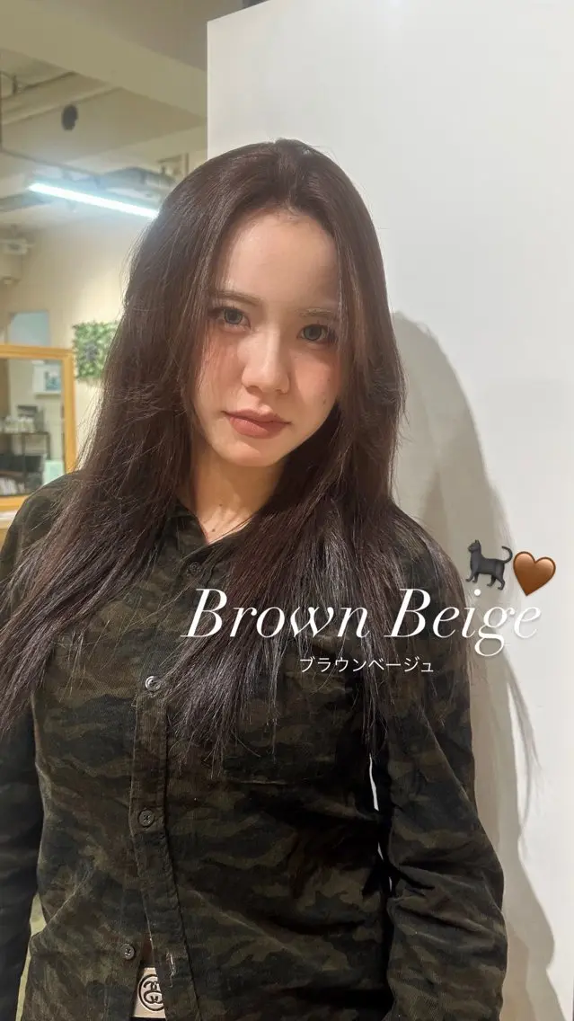 ロング カラー ヘアカラー トリートメント aoi🍀暖色 /透明感カラー♡のヘアスタイル