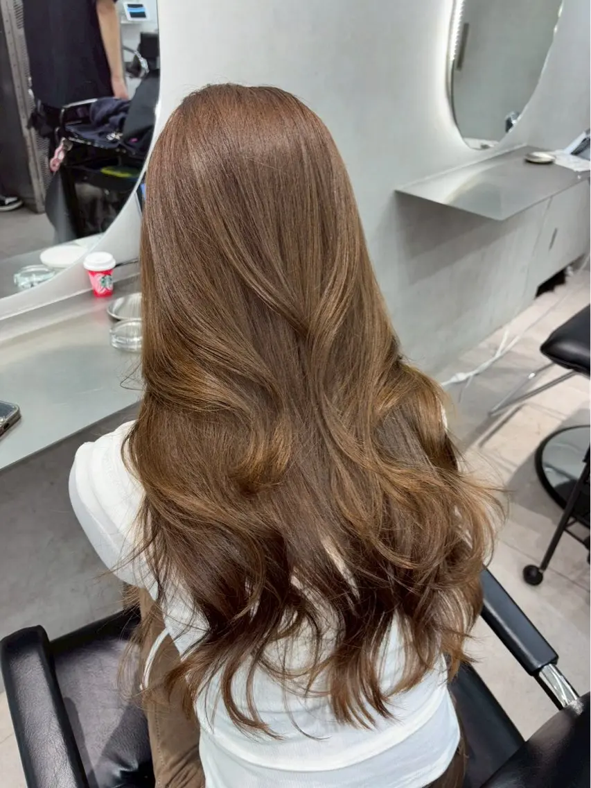 ロング カラー 神崎 琴音のヘアスタイル