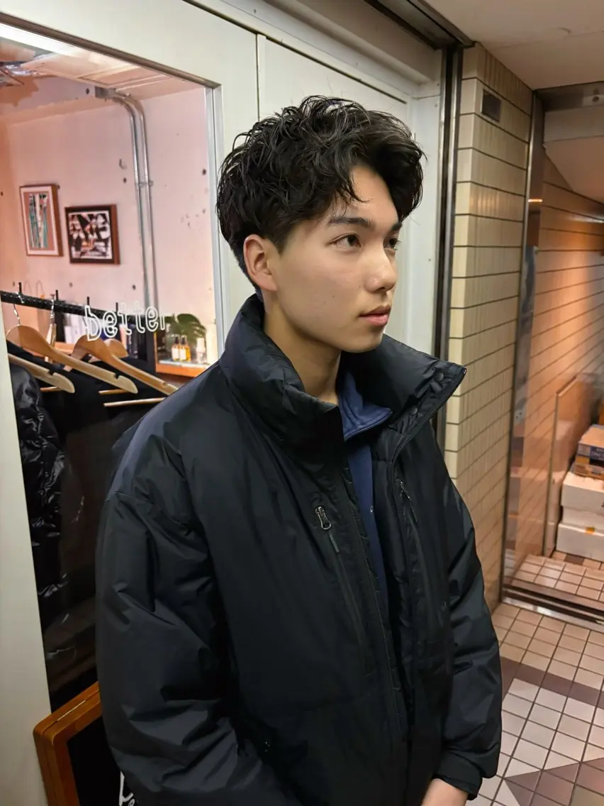 ショート メンズ kaito パーマ募集！🙌のヘアスタイル
