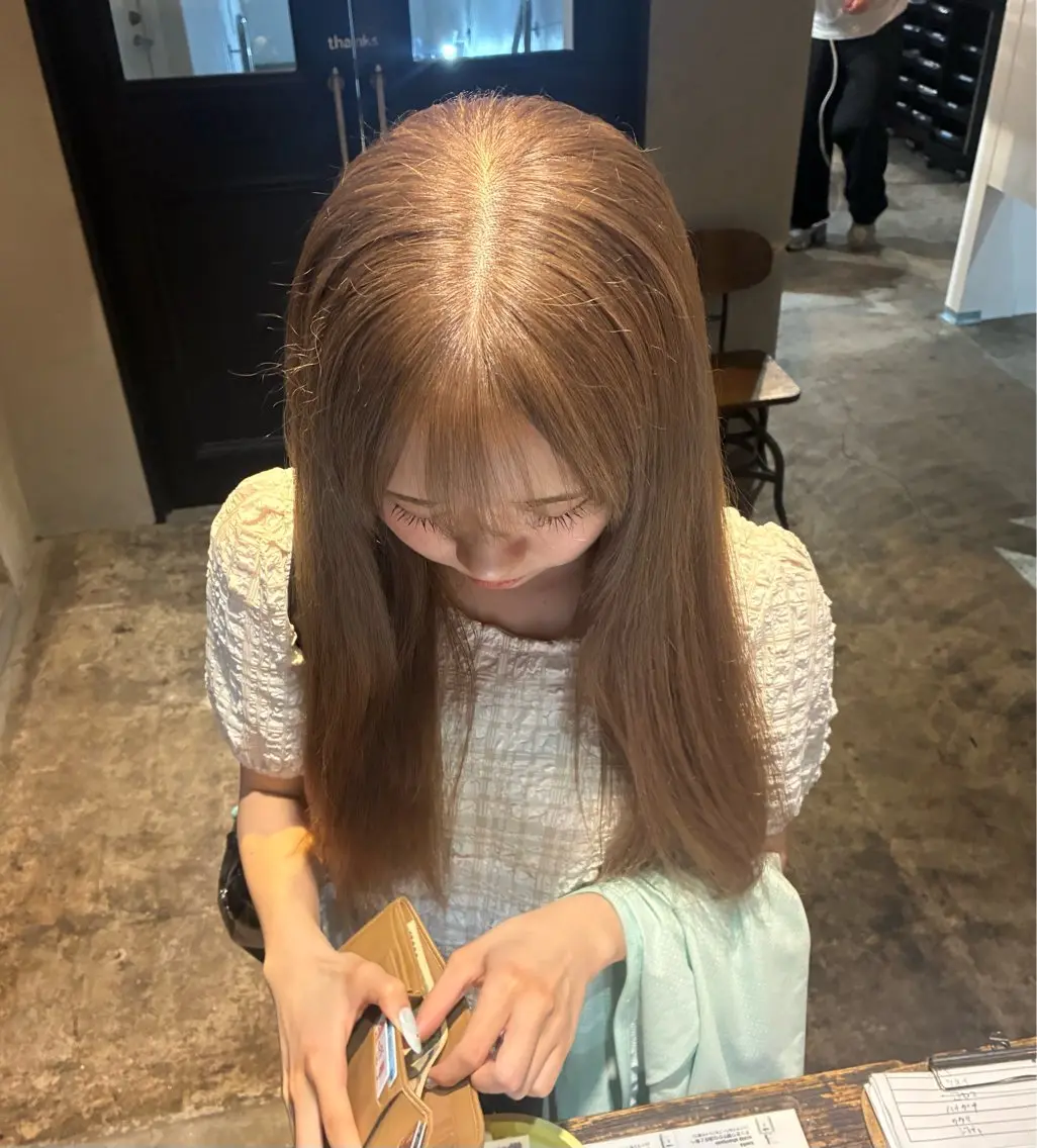 ロング カラー ヘアカラー 福村 彩夏のヘアスタイル