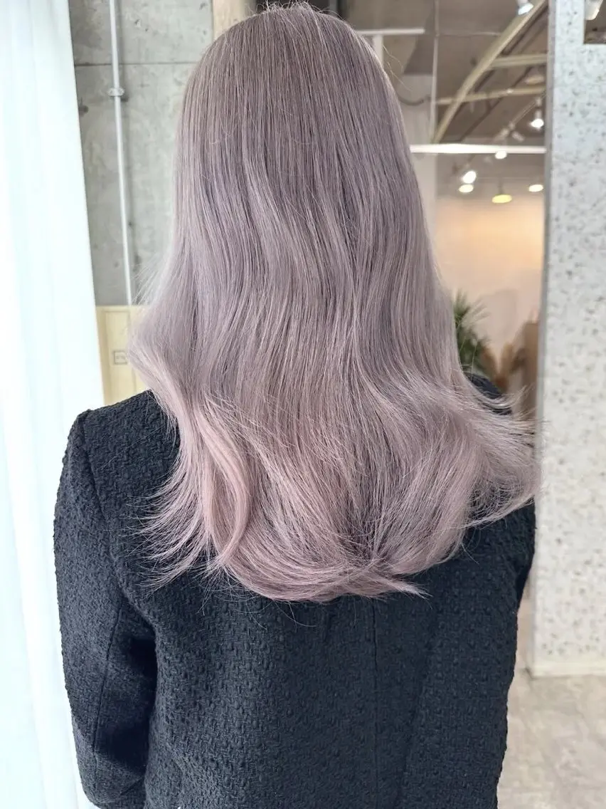 ロング カラー バレイヤージュ ブリーチ ケアブリーチ ハイライトカラー インナーカラー ヘアカラー トリートメント lani ブリーチ /ダブルカラーのヘアスタイル