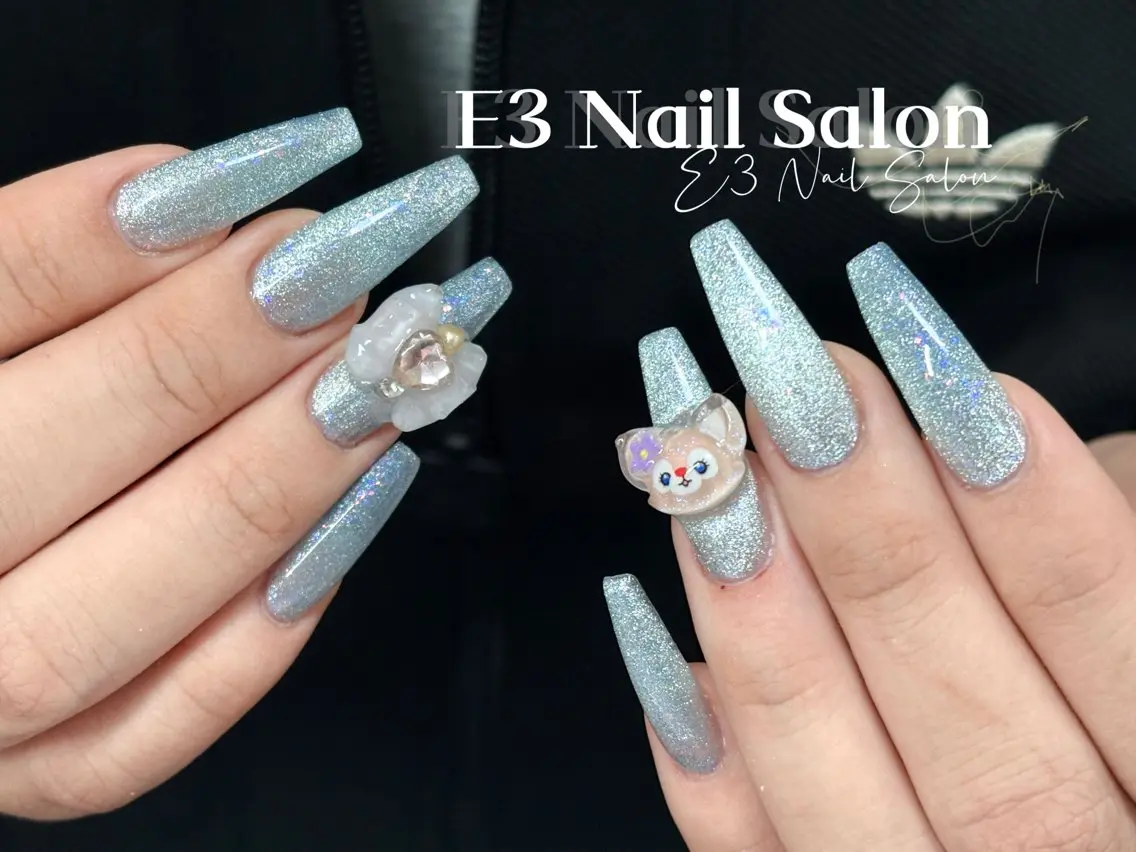 ネイル アニマル柄 オーロラネイル べっ甲ネイル ボルドー ブラウン ハンドネイル E3 Nail Salonのネイルデザイン