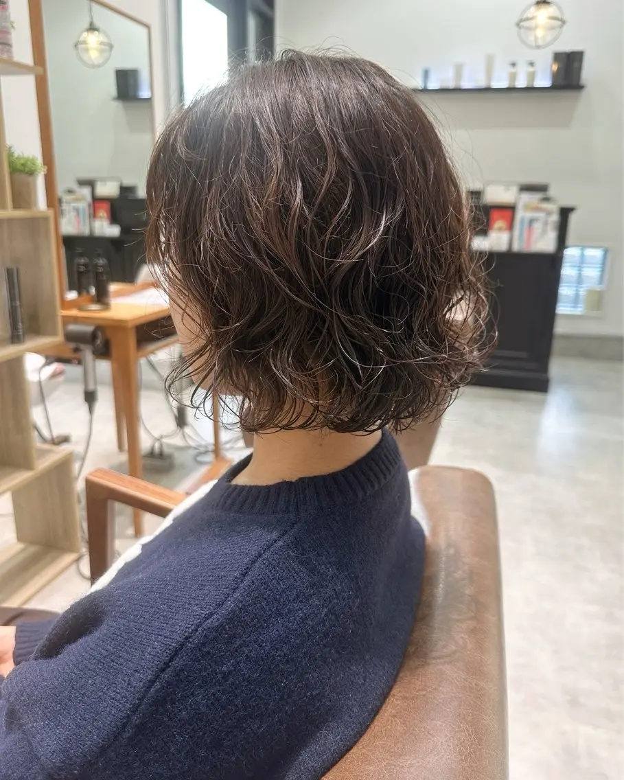 カット+パーマ+トリートメント🌀✨の写真