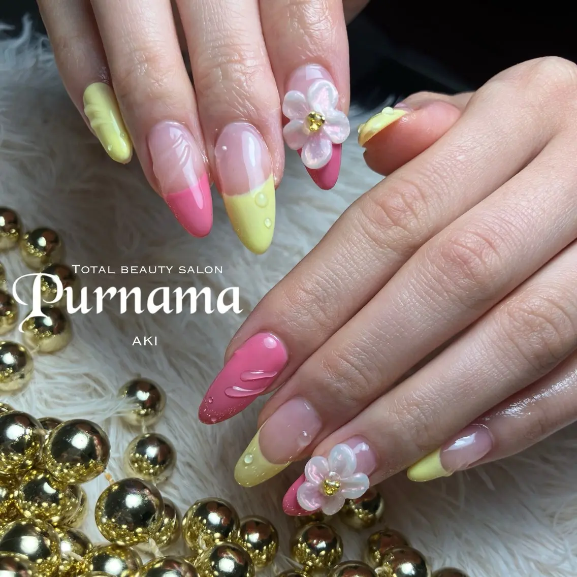 ネイル ハンドネイル Purnama あきのネイルデザイン