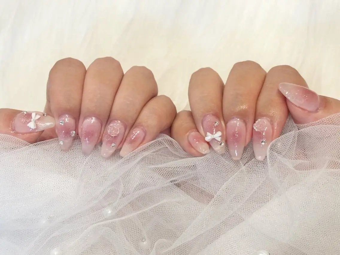 ネイル チークネイル マグネットネイル M♡ nailのネイルデザイン