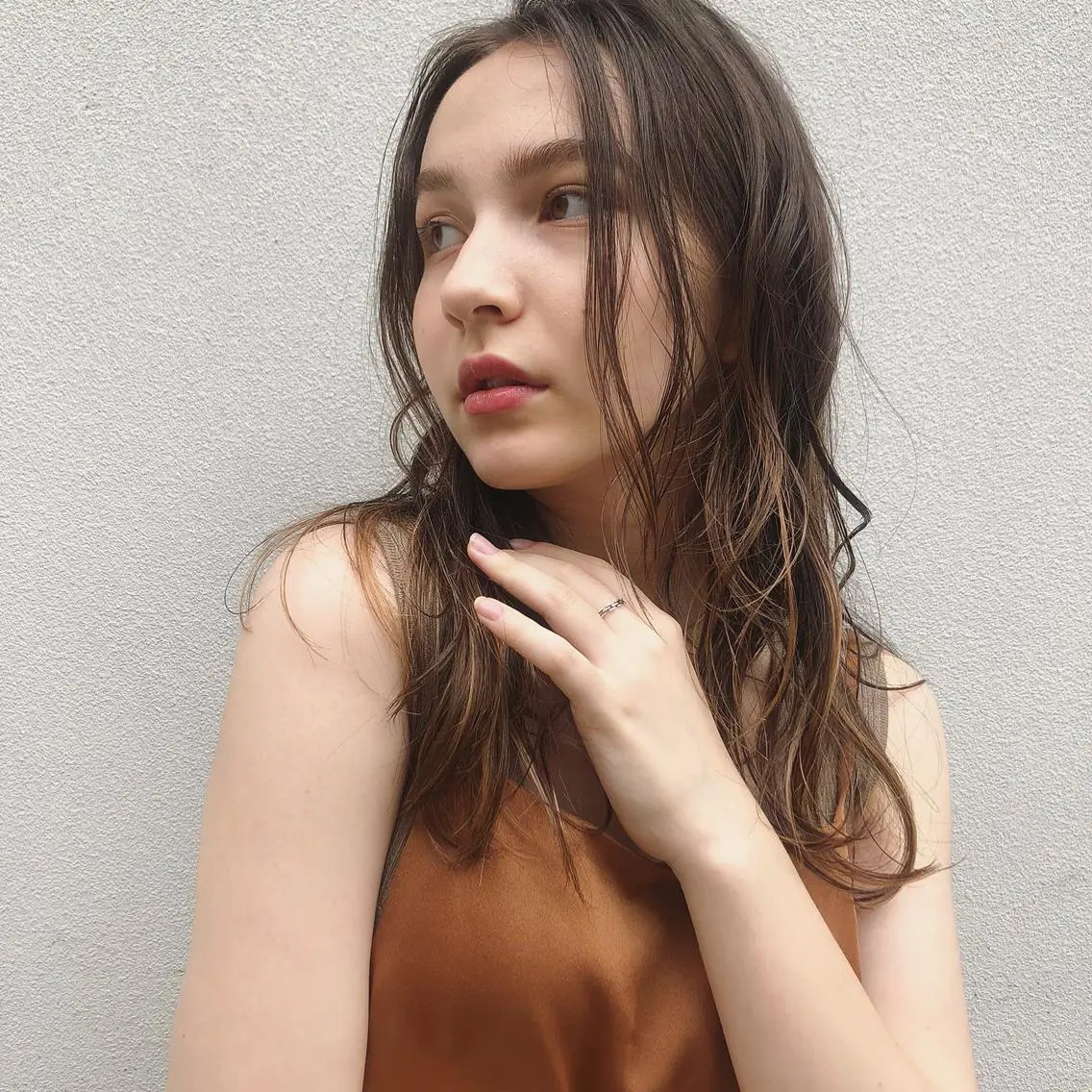 セミロング カラー カット ヘアカラー トリートメント マンツーマン半個室 tamuraのヘアスタイル