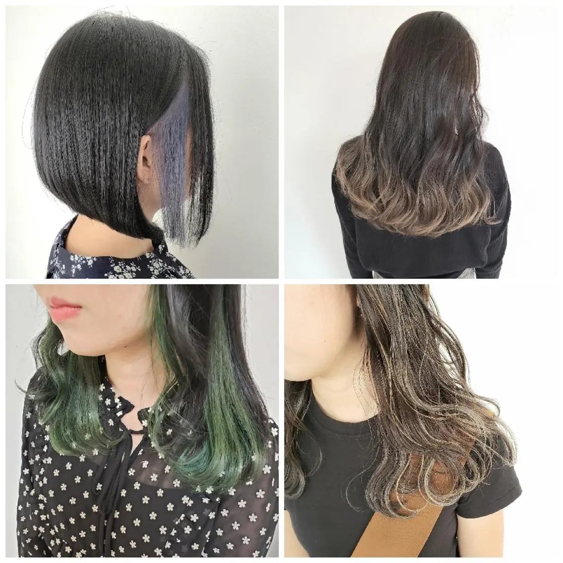 カラー ヘアアレンジ ミディアム カット ヘアカラー トリートメント 成瀬 弘光のヘアスタイル