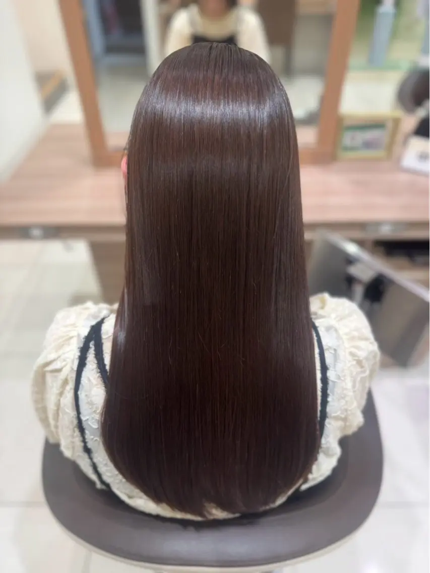 ロング パーマ 縮毛矯正 トリートメント ❄️モデル募集中❄️ ️🫧Ｈａｒｕ🫧のヘアスタイル
