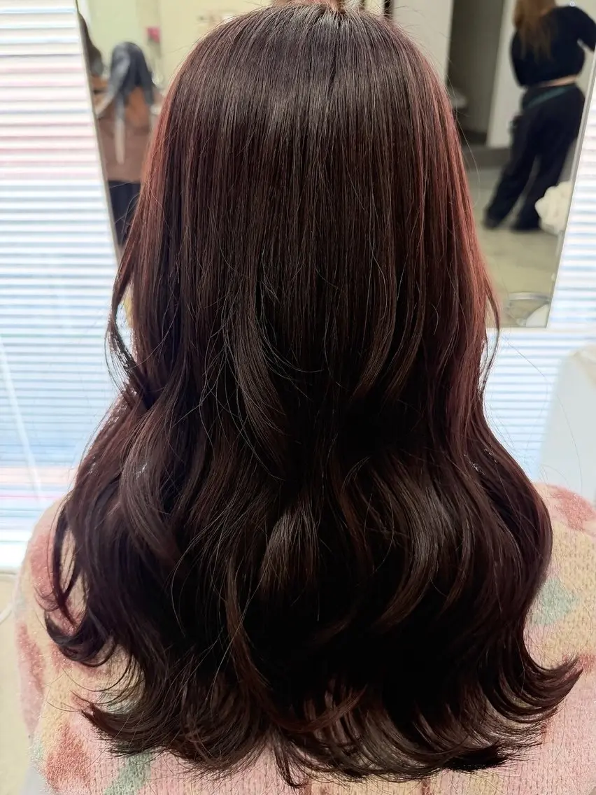カラー ブラウンカラー ピンクカラー カット ヘアカラー モデル様大募集🎀 藤岡瑞穂のヘアスタイル