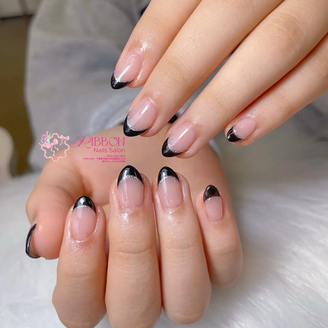 ネイル フットネイル フレンチネイル ジェルネイル 韓国ネイル マグネットネイル ハンドネイル Ribbonnail salonのネイルデザイン