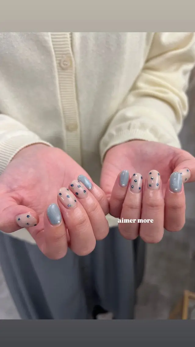 ネイル ハンドネイル NAGISA🧁🎀 持ち込み⌇パラジェルのネイルデザイン