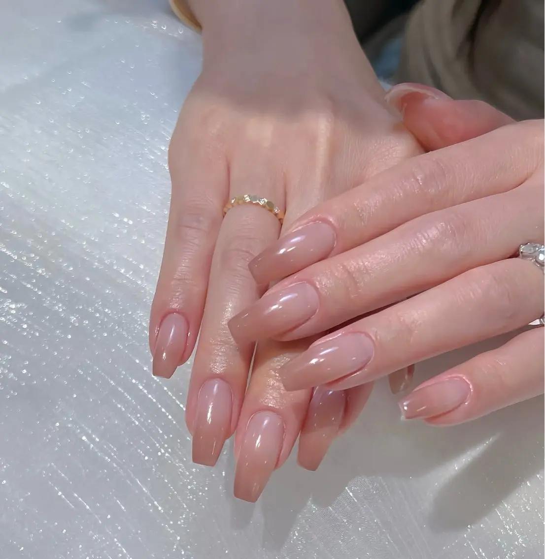 ネイル 韓国ネイル 持ち込み ニュアンスネイル ネイルチップ ハンドネイル TABI ANA.CHUOのネイルデザイン