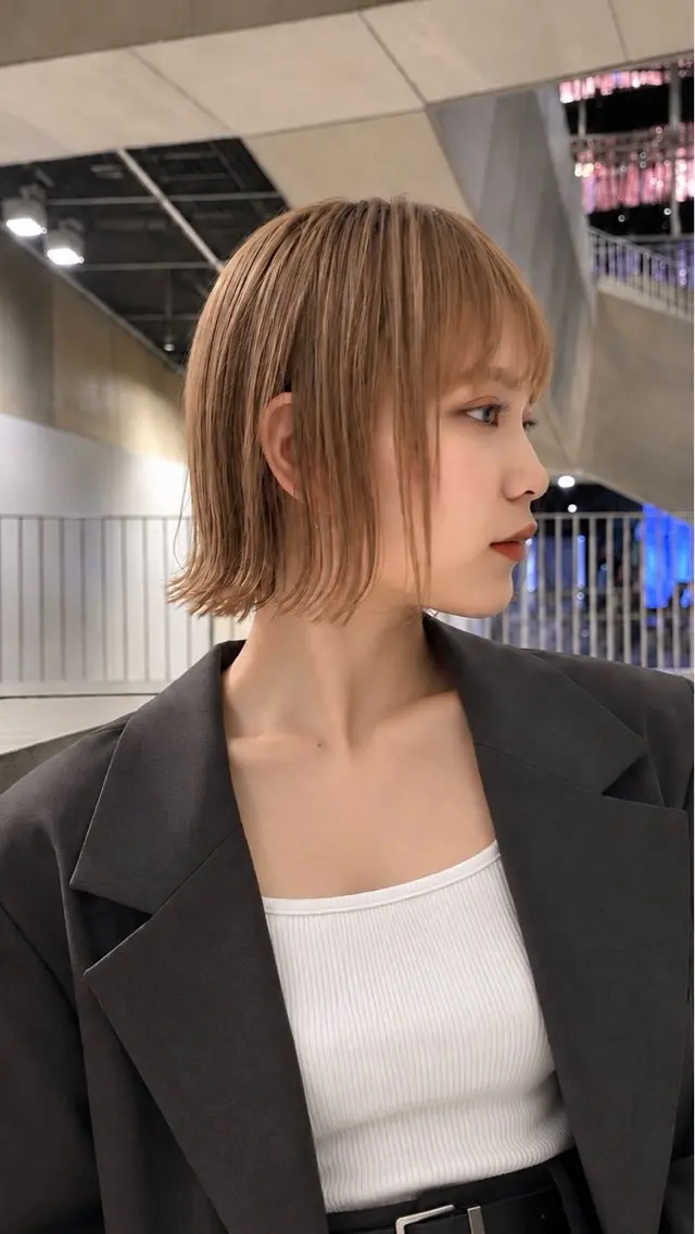 ショート カラー 笠原 健人のヘアスタイル