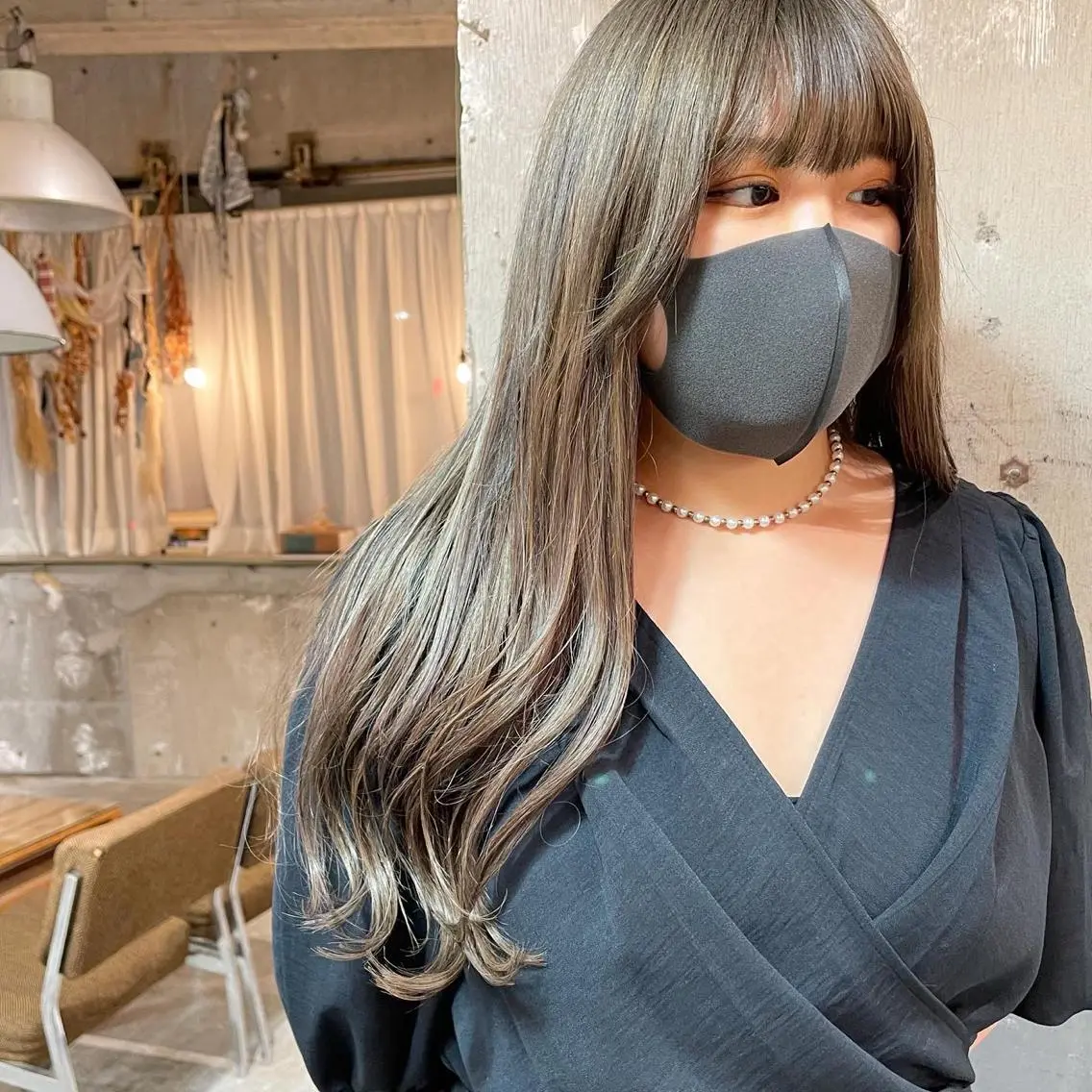 ロング エクステ ロング ウルフカット kiyono ⭐︎ダブルカラーのヘアスタイル