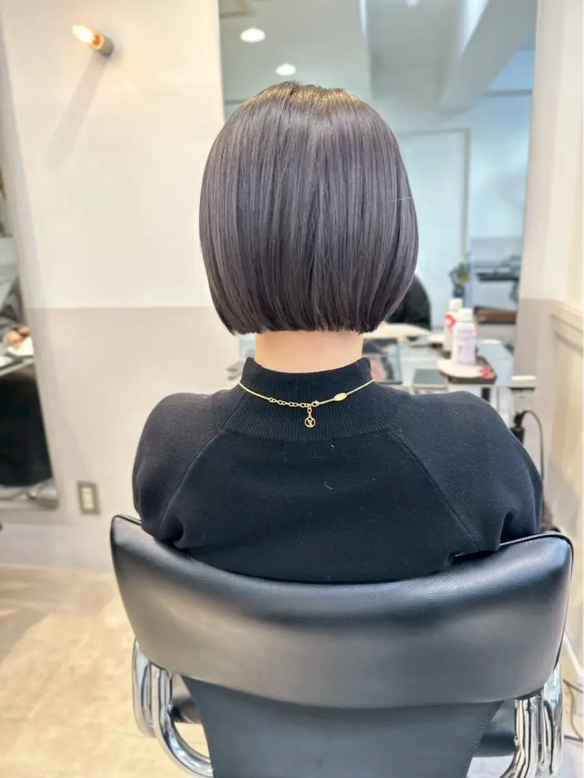 ショート カラー みゆき🐈⬛🪽 透明感カラー✄のヘアスタイル