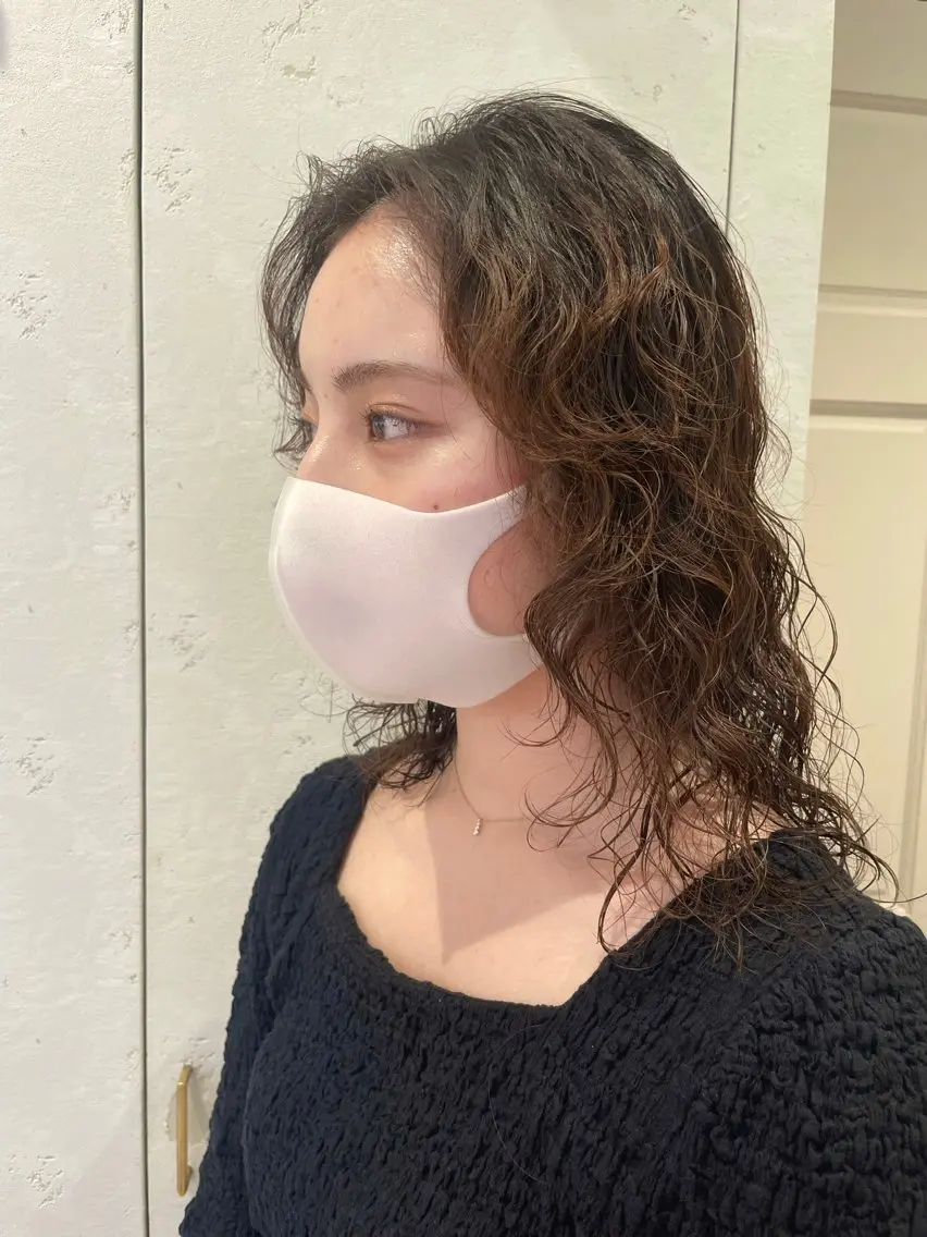 SET簡単お洒落💓カット&デザインパーマ+カラー+トリートメントの写真
