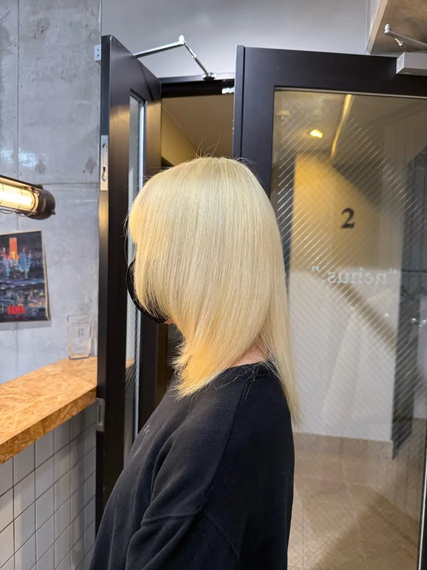 ロング カラー ヘアカラー トリートメント 【🥀履歴修正🥀】 ハイトーン職人/拓真のヘアスタイル