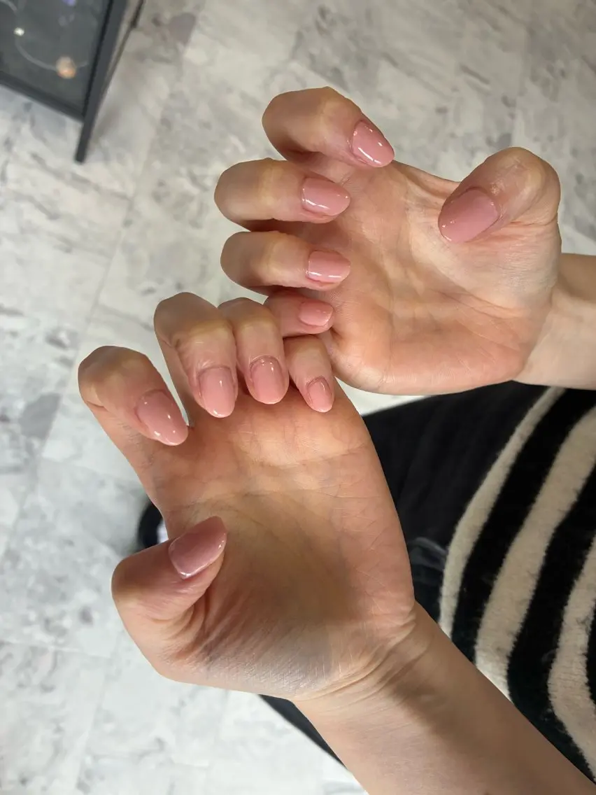 ワンカラー・ラメグラデーションの写真