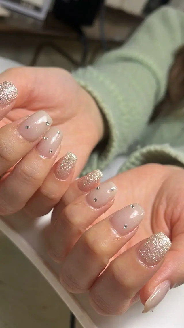 ネイル ニュアンスネイル シンプルネイル SAKU nail 作島茜のネイルデザイン