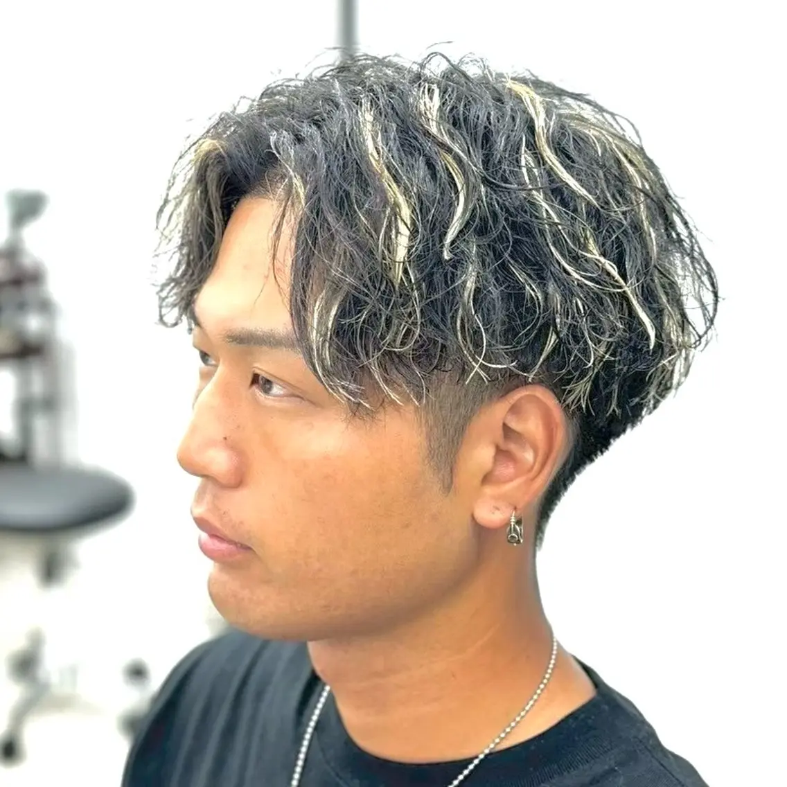 【パーマとの相性抜群💥】カット+パーマ+メッシュの写真