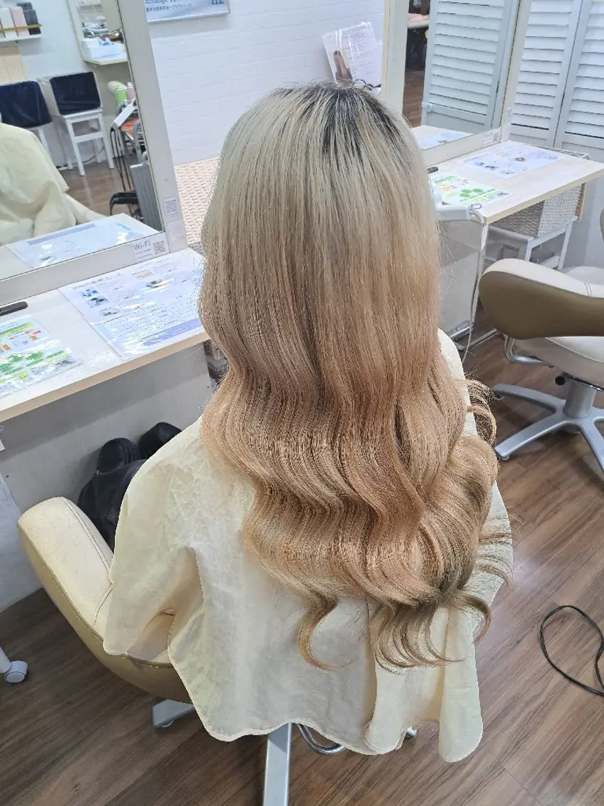 ロング ヘアアレンジ ヨシンモリ ヘアセット GLOSS心斎橋🌹 はるなのヘアスタイル