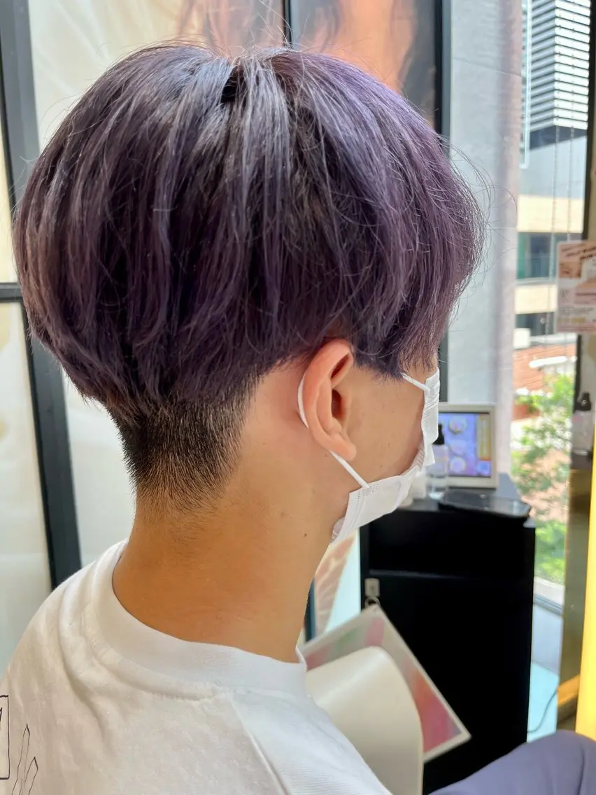 カラー メンズ カット ヘアカラー メンズ特化✂︎ 稗田達也のヘアスタイル