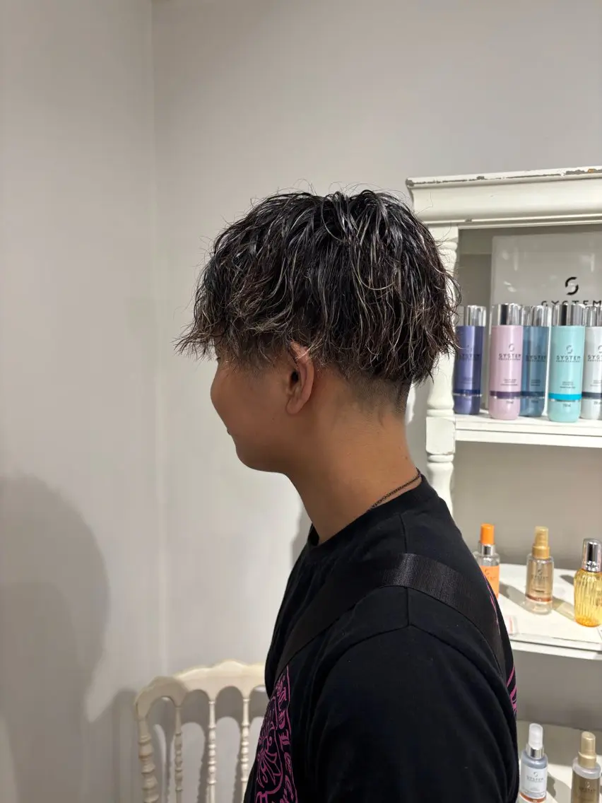 パーマ メンズ メンズパーマ メンズツイストパーマ ツイストパーマ CreBiA / Rina🥑のヘアスタイル