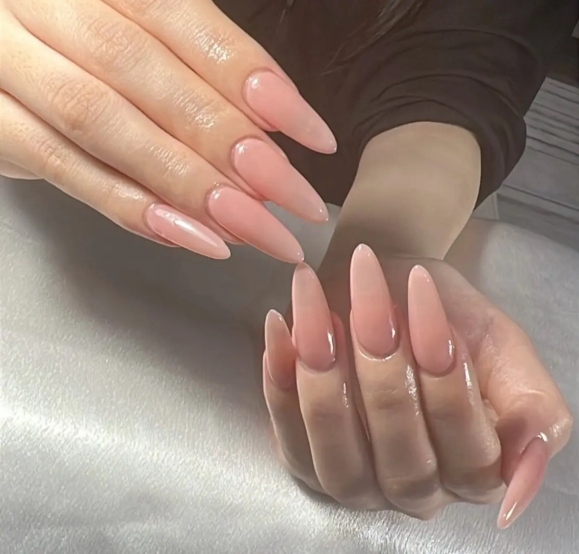 ネイル 長さ出し ジェルネイル 韓国ネイル 持ち込み スカルプネイル Sunset Nail 柏のネイルデザイン