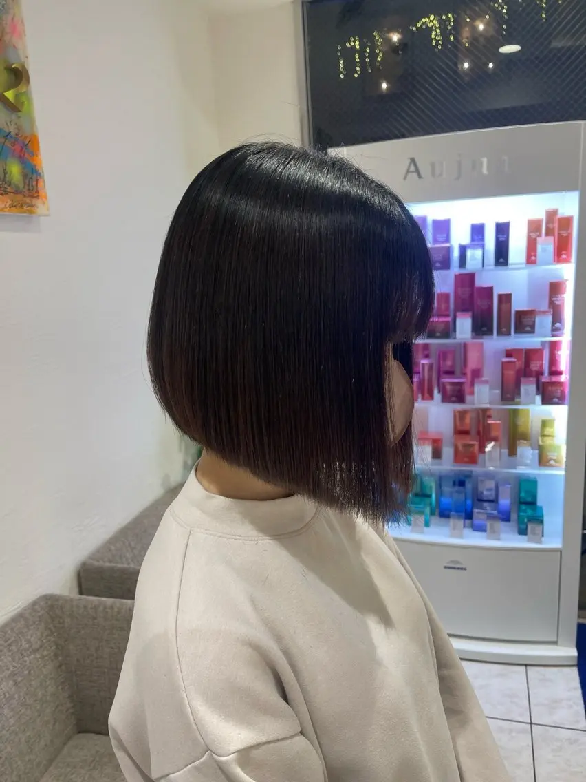 《⭐️髪の内側から贅沢集中ケアメニュー⭐️》🐰ワンカラー+3stepトリートメント🌷の写真