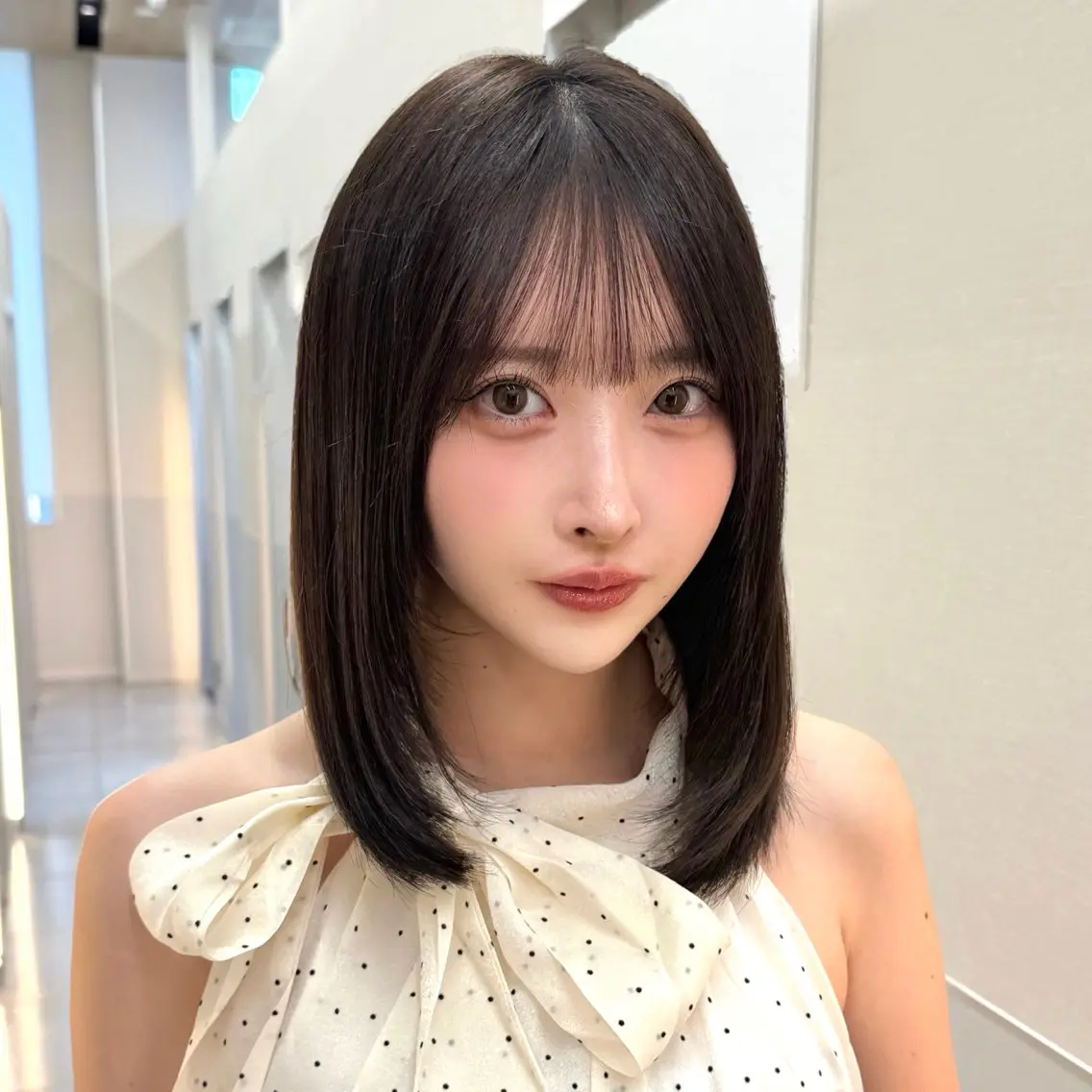 ミディアム カット ヘアカラー トリートメント ️🫧レイヤーカット /れいか️️🫧のヘアスタイル
