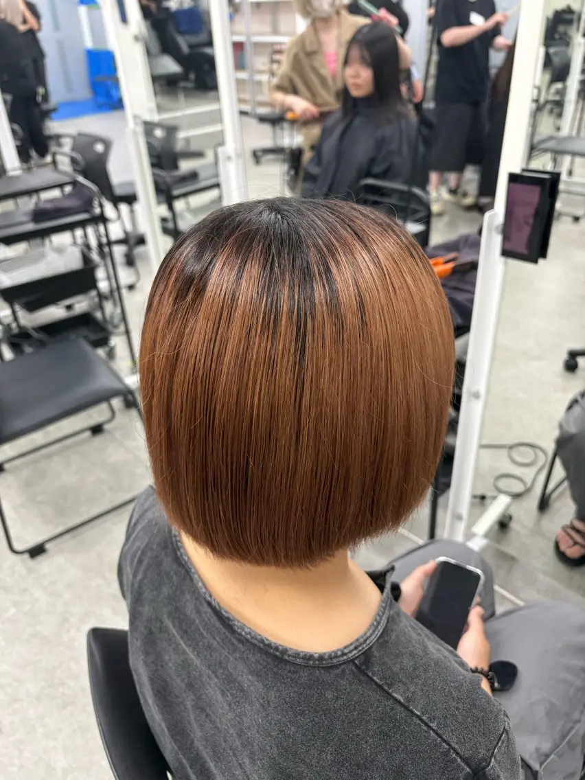 カット 💎寒色💎 HARUKAのヘアスタイル