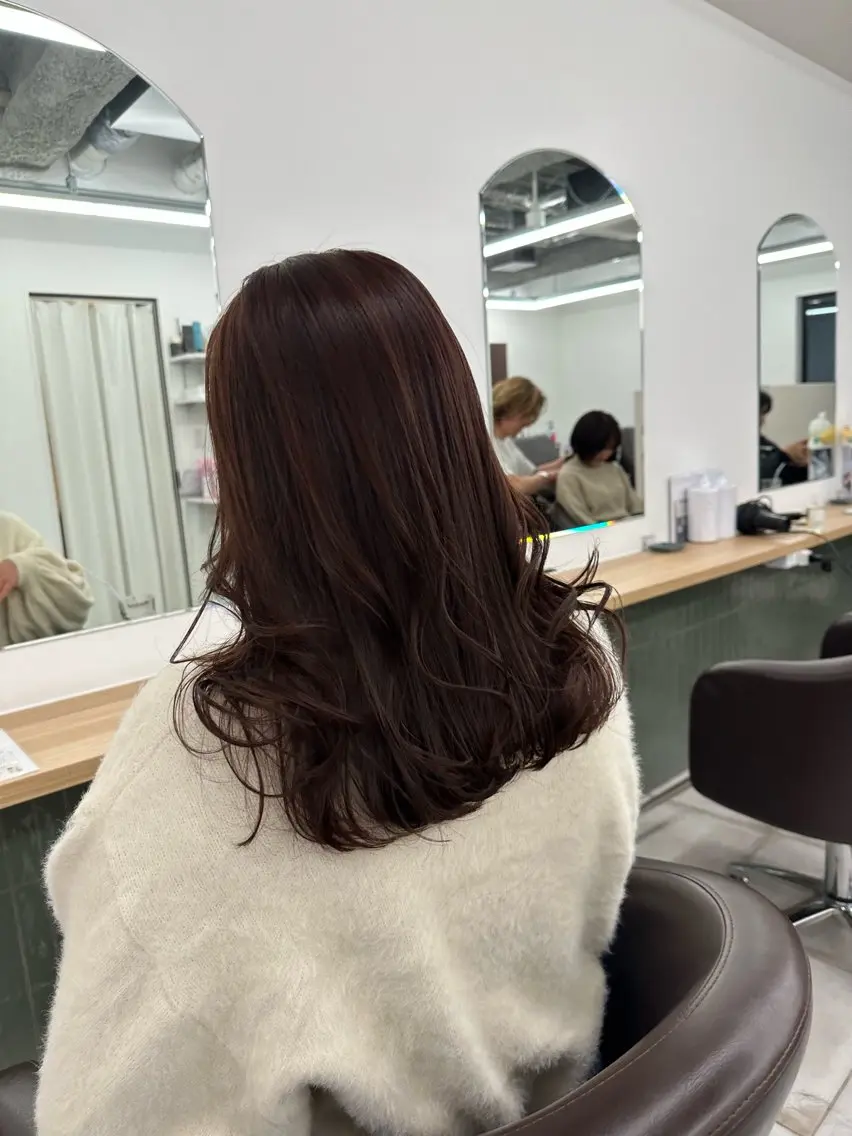 セミロング カラー キッズ オトナヘア🌸 harukaのヘアスタイル