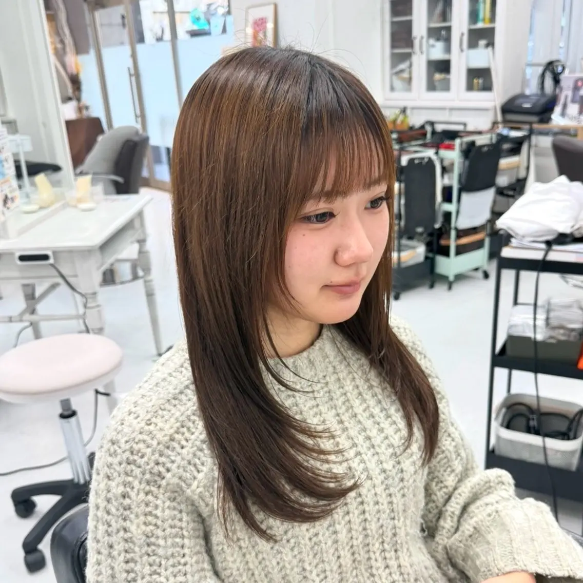 セミロング 榎本雪来⛄️ メンズカット✂️のヘアスタイル