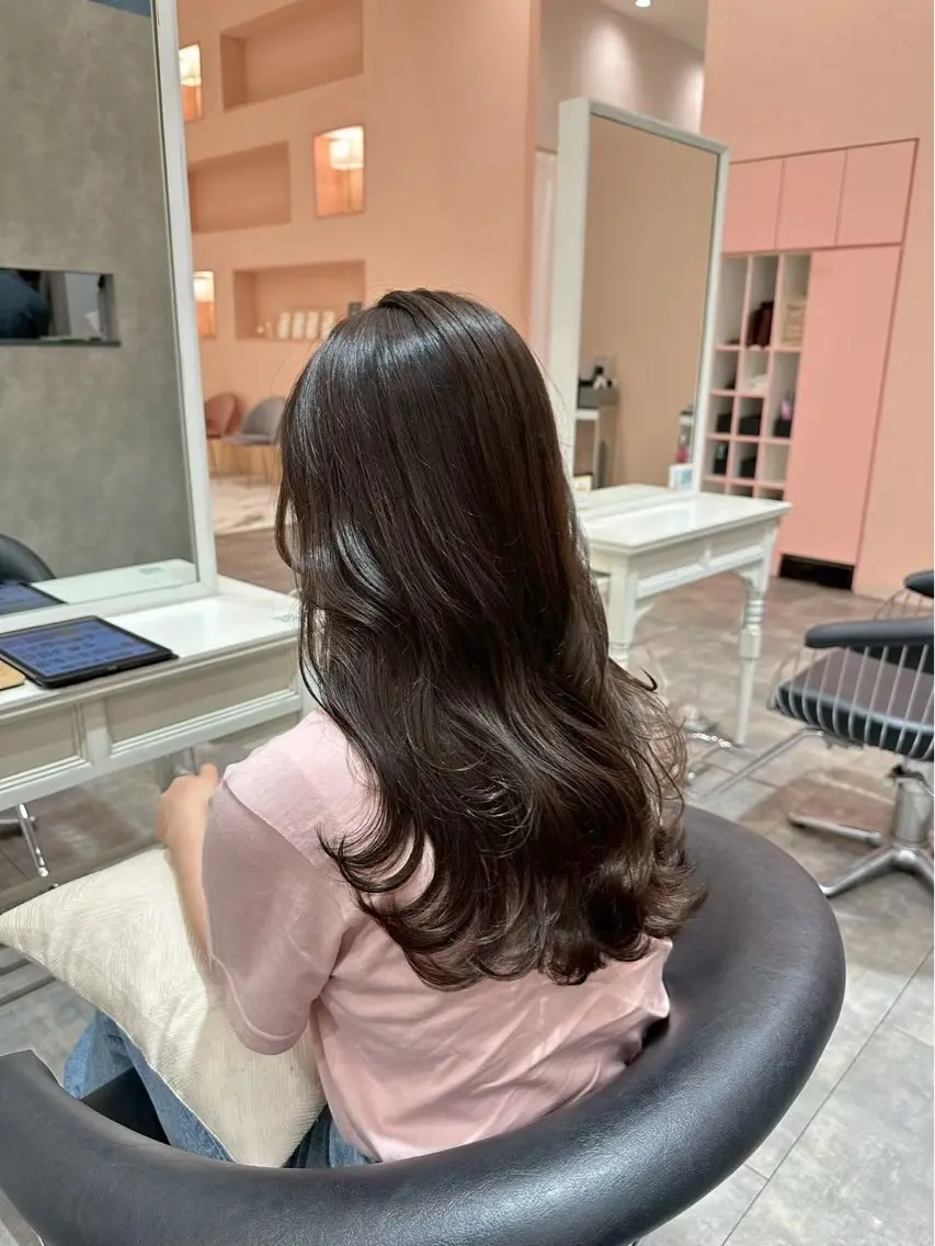 ロング カラー ヘアカラー カットカラーモデル 募集中/来実🎀のヘアスタイル