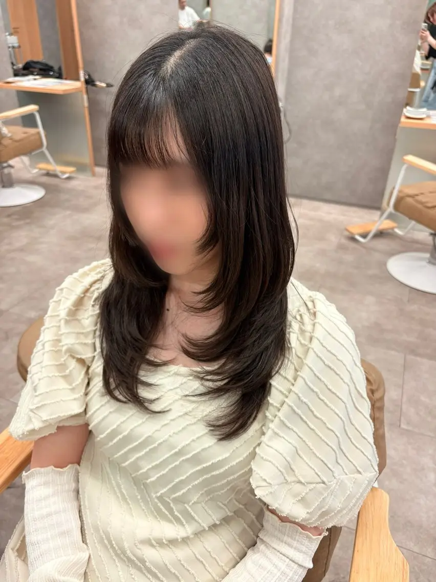 ロング つちだ ゆうひのヘアスタイル