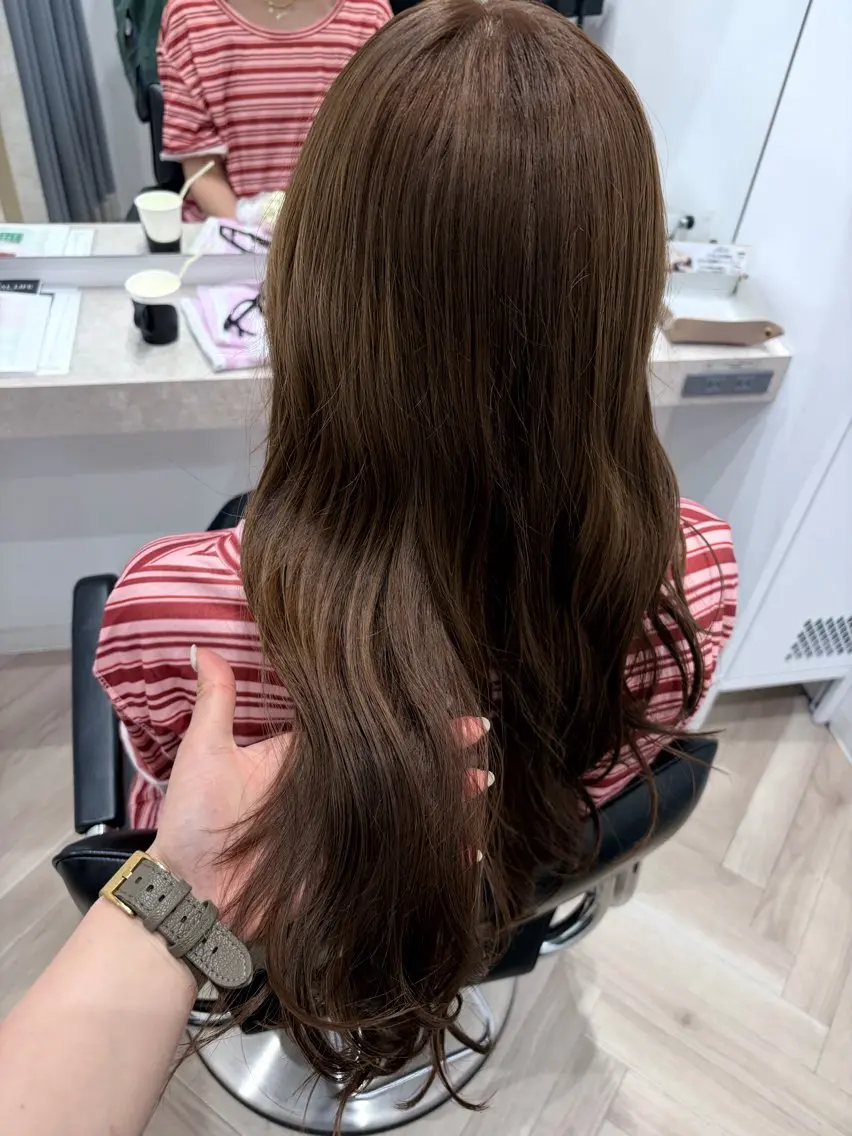 ロング カラー レイヤー透明感カラー /gima🌱のヘアスタイル