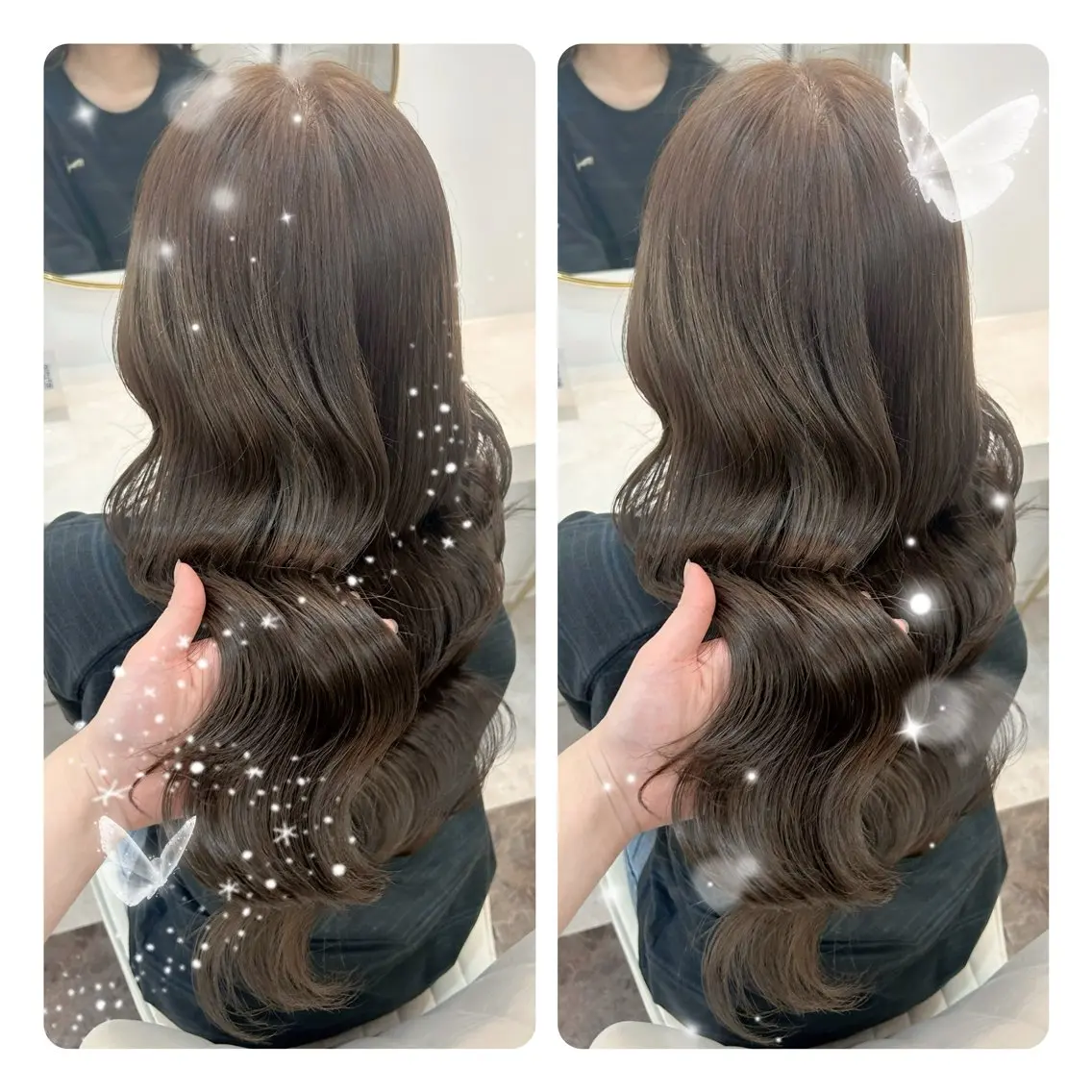 セミロング カラー ヘアカラー 🫧そあん🫧大宮 カットモデル様募集中のヘアスタイル