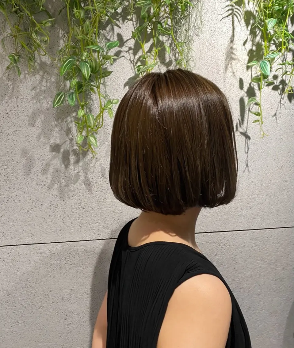 カラー ベージュカラー Nakashima Akiのヘアスタイル
