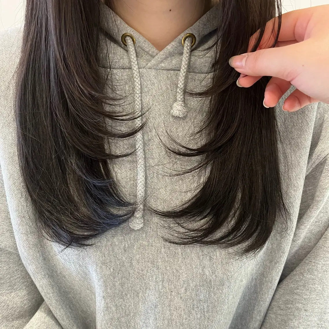 ロング カット 五味優莉🫧 ͛.* 似合わせ/レイヤーのヘアスタイル