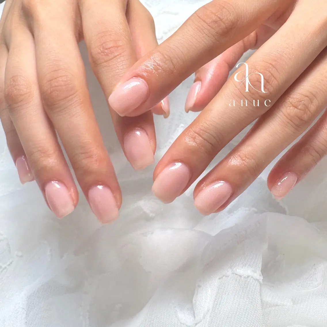 ネイル ワンカラーネイル シンプルネイル ハンドネイル nail salon anueのネイルデザイン