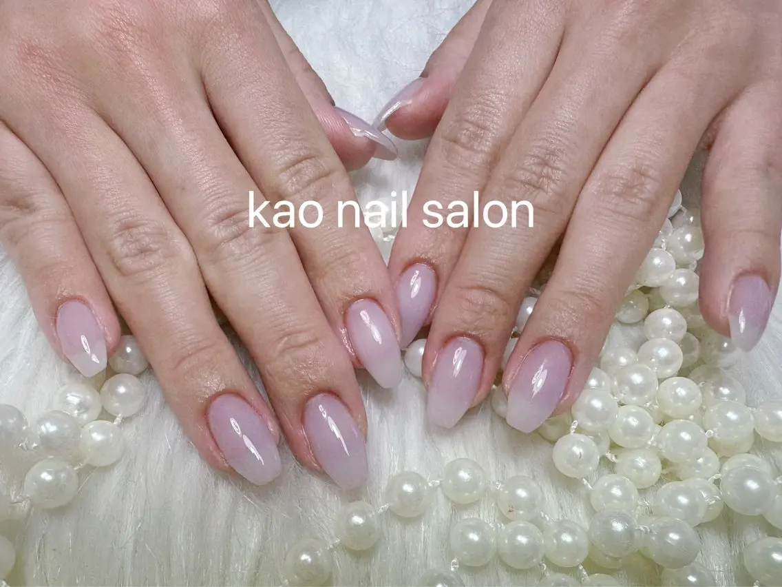 ネイル kao nail マグネット/長さだしのネイルデザイン