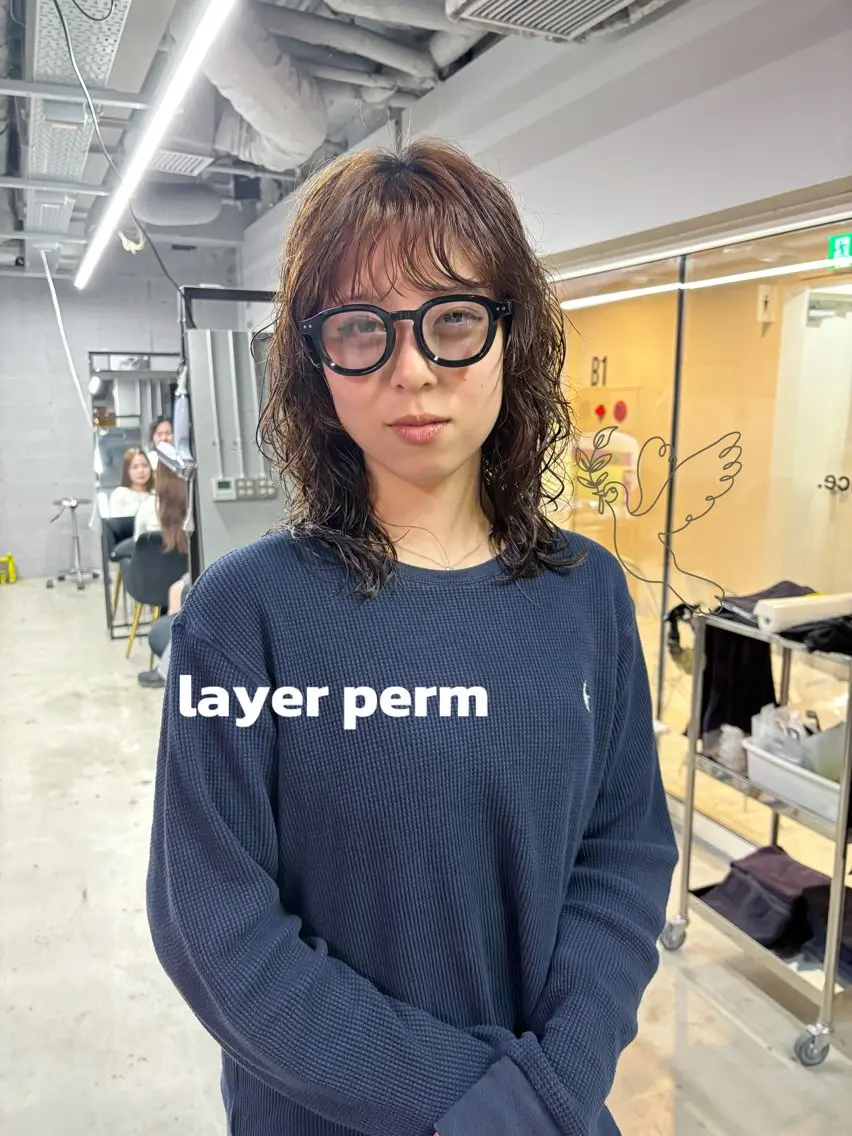 【🌀絶対似合わせる🌀】カット&ケアパーマ12650※専用トリートメント3300円​〜​の写真