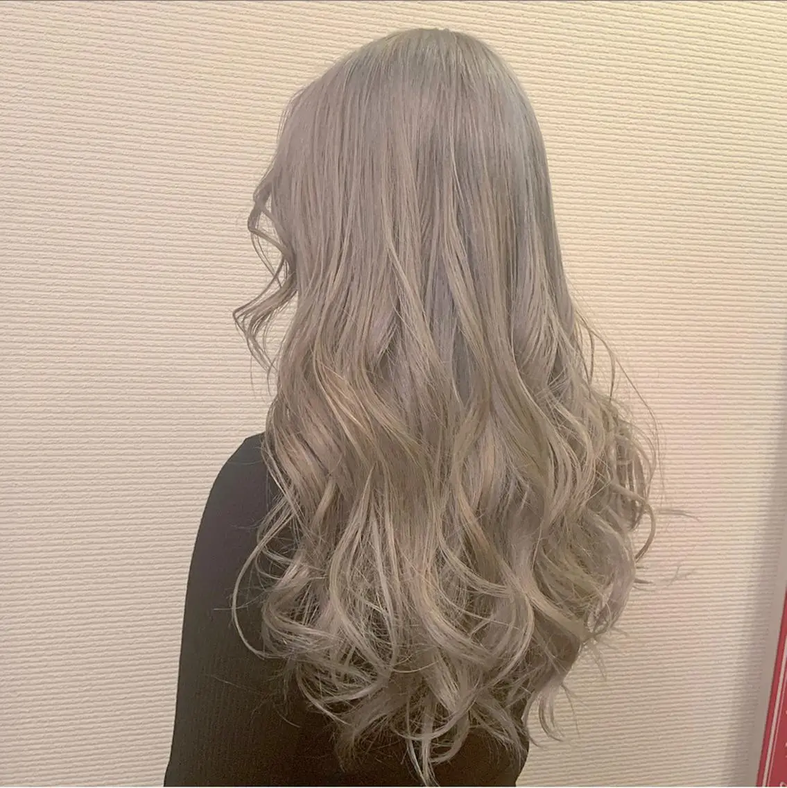 ロング カラー 韓国✖️網紅🖤 パーマYURIYAのヘアスタイル