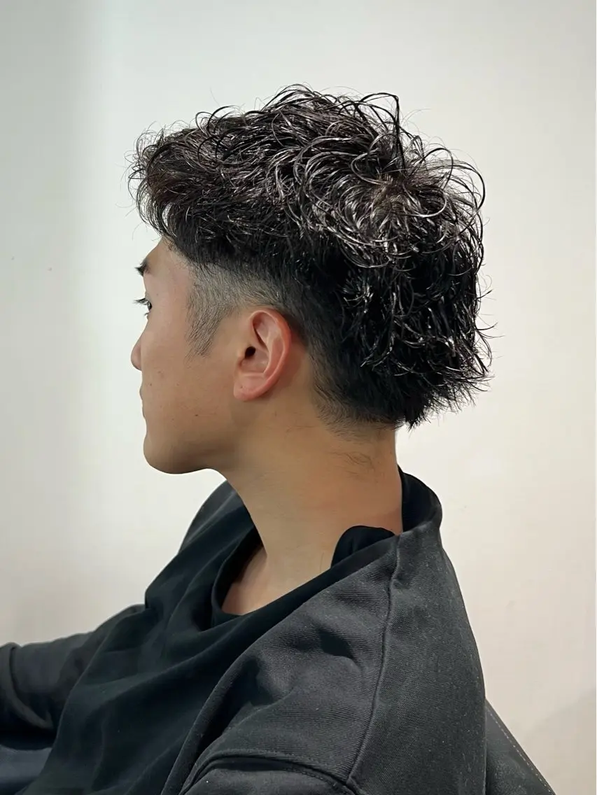 ショート パーマ ショートヘア カット パーマ SHU｜メンズ カット/パーマのヘアスタイル