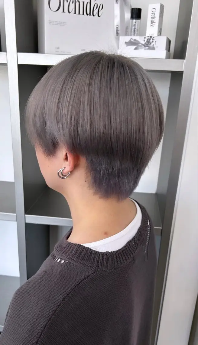 【メンズ限定】✨土日月火クーポン✨ダブルカラー(ブリーチ込)+2steptreatment+メンズカットモデル👦🏻の写真