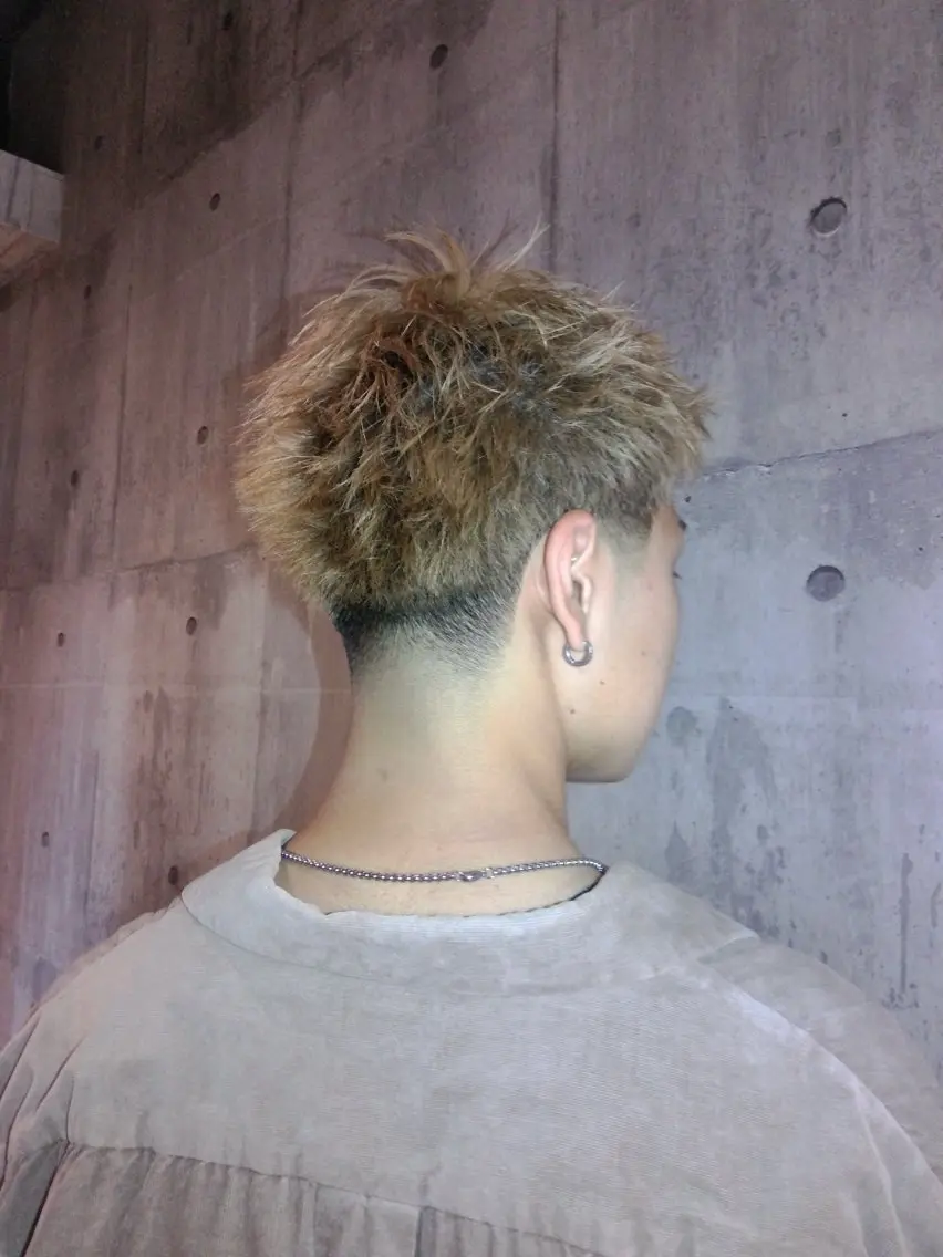 メンズ カット 窪田 力也のヘアスタイル