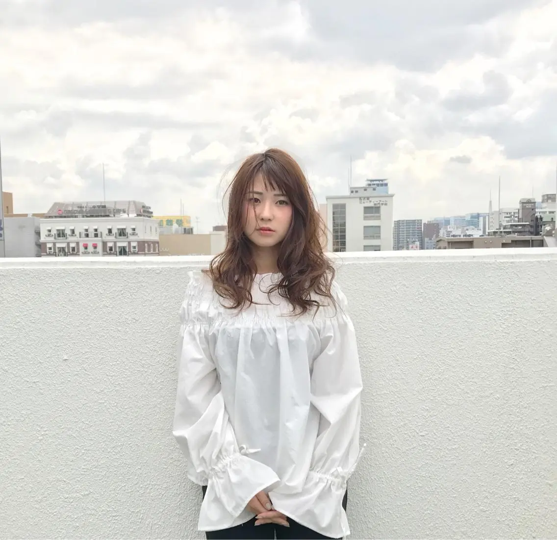 セミロング カラー ベージュカラー ブラウンカラー 日比 貴大/ minim hairのヘアスタイル