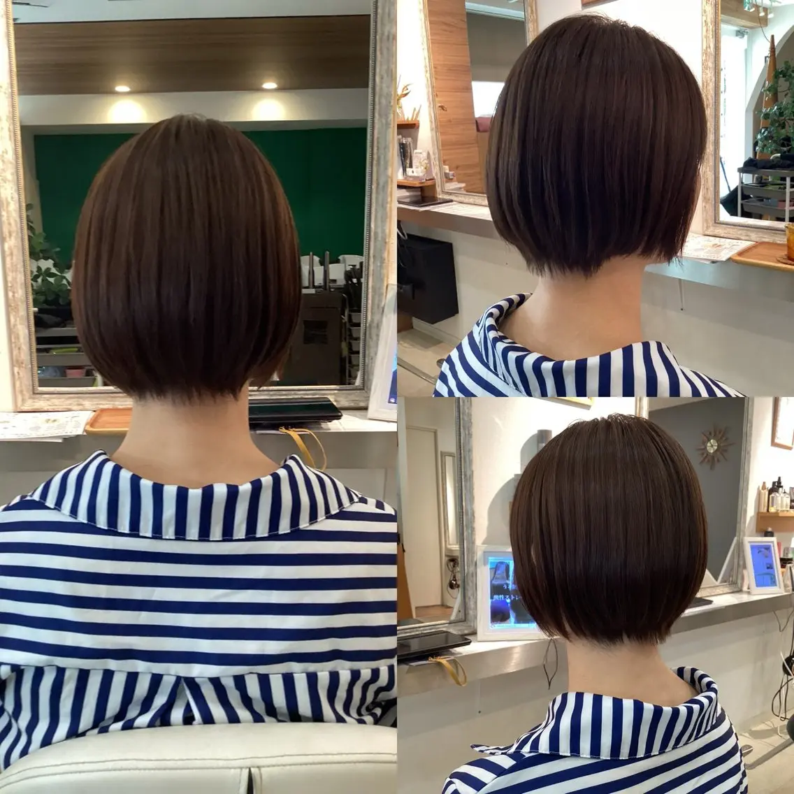 ショート カット ヘアカラー トリートメント hair bonitaのヘアスタイル