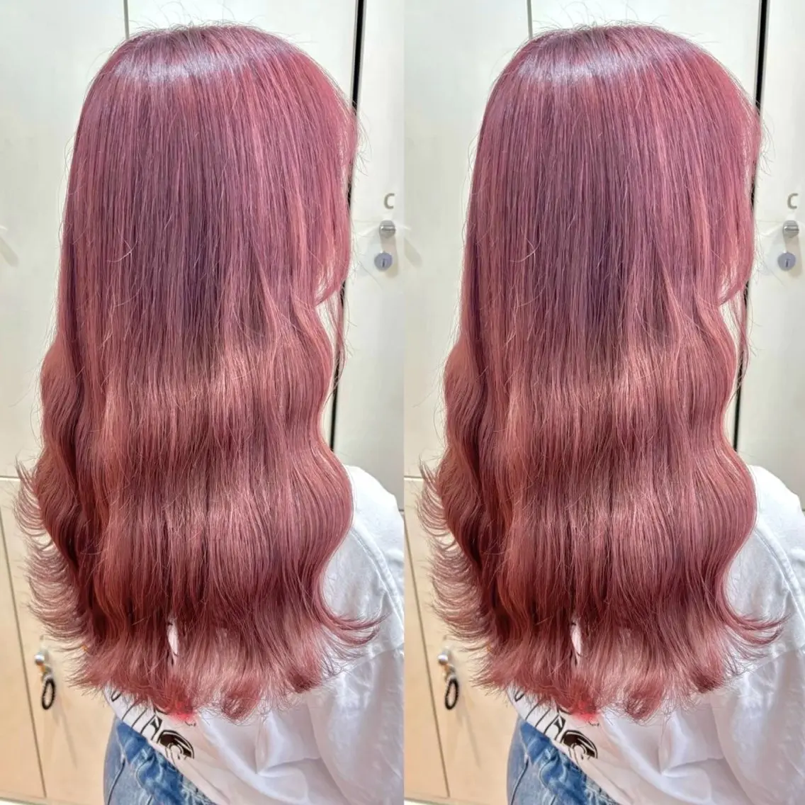 カラー ヘアカラー ヘアメ🎀ハイトーン 🩵エクステ🪄しほのヘアスタイル